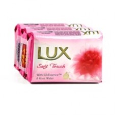 LUX SOFT GLOW ROSE & VITAMIN E SOAP SET OF 4